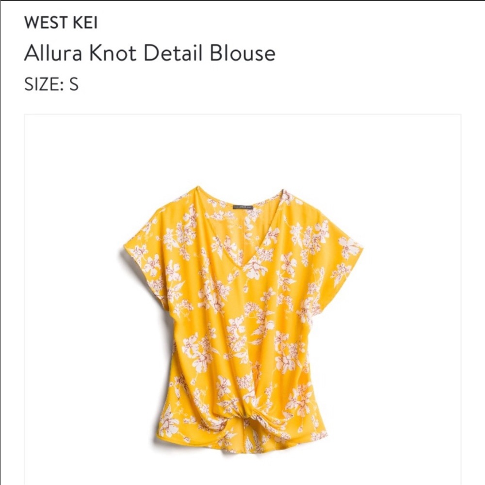 West Kei Allura Knot Detail Blouse